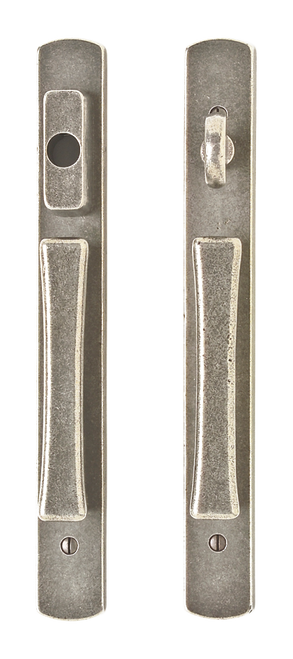 Curved Entry Sliding Door Set - Entry Sliding Door Trim E526-E521-ESDT in Silicon Bronze Brushed