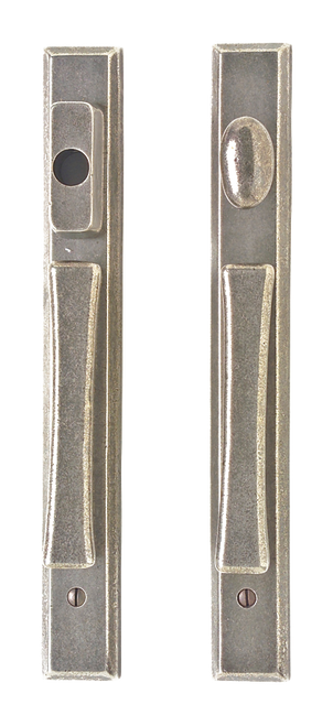 Rectangular Entry Sliding Door Set - Full Dummy E484-E484-FD in Silicon Bronze Brushed