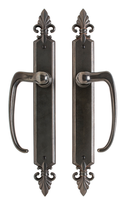 Bordeaux Sliding Door Set - Patio Sliding Door Trim E30865-E30869-PATSDT in Silicon Bronze Brushed