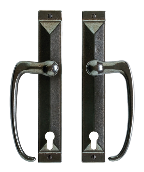Mack Entry Sliding Door Set - Patio Sliding Door Trim E21041-E21048-PATSDT in Silicon Bronze Brushed