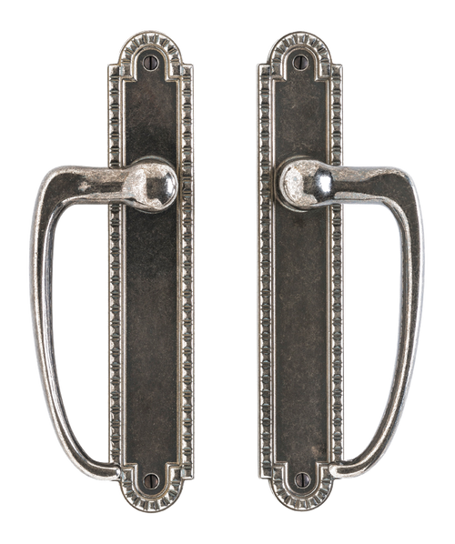 Corbel Arched Sliding Door Set - Entry Sliding Door Trim E30669-E30669-ESDT in Silicon Bronze Brushed