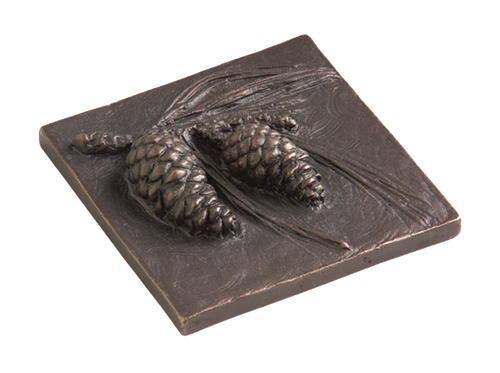 Pinecone Tile TT216 in Silicon Bronze Brushed