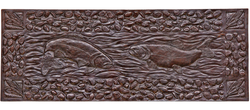 Double Trout Panel Tile TT805 in Silicon Bronze Brushed