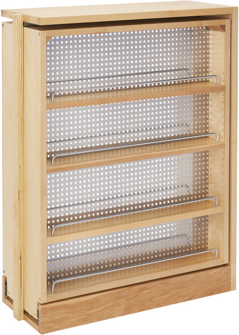 Rev-A-Shelf 9 in Stainless Steel Base Filler Pullout Soft-Close 433-BFBBSC-9C Rev-A-Shelf 9 in Stainless Steel Base Filler Pullout Soft-Close 433-BFBBSC-9C