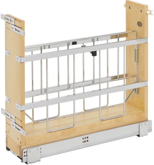 Rev-A-Shelf 5 in Tray Divider, Foil & Wrap Organizer Soft-Close 447-BCSC