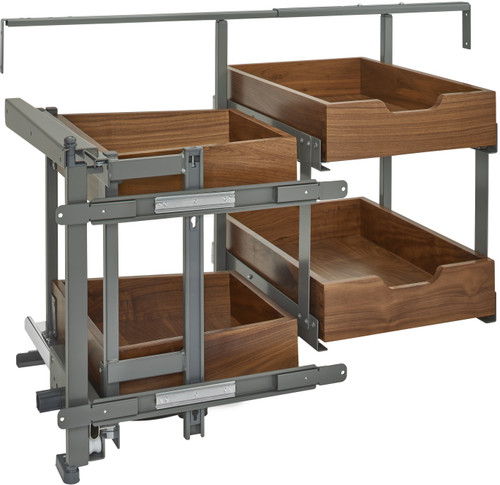 Rev-A-Shelf 18 in Two-Tier Blind Corner Org for Blind Right 499-18