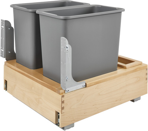 Rev-A-Shelf Double 30 Qrt Pull-Out Waste Container 4WCBM-2430DM-2