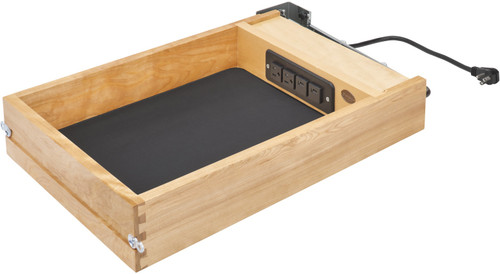 Rev-A-Shelf Charging Drawer only without Drawer Slides 4WCDB-18