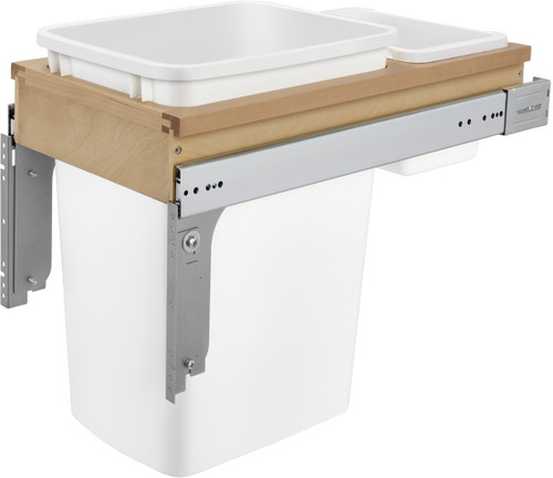 Rev-A-Shelf 35 Qrt Top mount Waste Container 4WCTM-12DM1-162