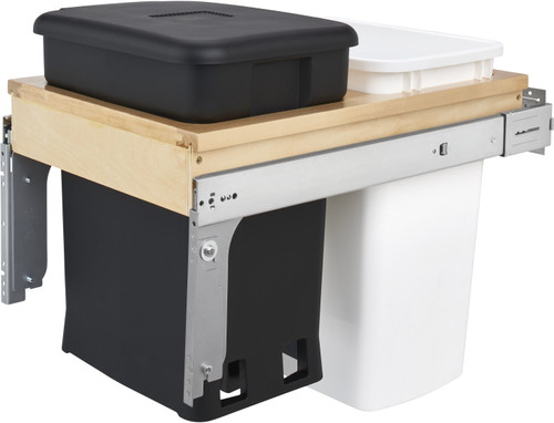 Rev-A-Shelf 15 in Compo+ Maple Top mount Pullout 4WCTM-18CKSCDM2 Rev-A-Shelf 15 in Compo+ Maple Top mount Pullout 4WCTM-18CKSCDM2