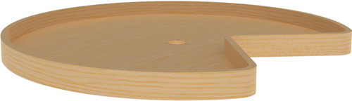 Rev-A-Shelf 32 in Wood Kidney Lazy Susan Shelf Only 4WLS401-32