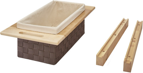 Rev-A-Shelf 15'' Woven Basket w/ Rails 4WV-15