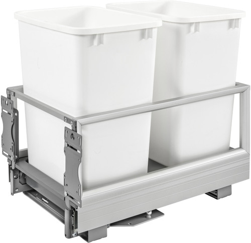 Rev-A-Shelf Double 35 Qrt Pull-Out Waste Container w/Rev-A-Motion 5149-18DM Rev-A-Shelf Double 35 Qrt Pull-Out Waste Container w/Rev-A-Motion 5149-18DM