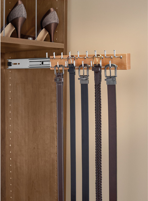 Rev-A-Shelf 14 in Natural Side mount Belt Rack CWSBR-14-1 Rev-A-Shelf 14 in Natural Side mount Belt Rack CWSBR-14-1