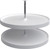 Rev-A-Shelf 32 in White Polymer Full Circle Lazy Susans 2-Shelf LD-2062-32-11-1