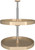Rev-A-Shelf 20 in Banded Wood D-Shape Lazy Susans 2-Shelf LD-4BW-262-1