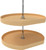 Rev-A-Shelf 28 in Natural Wood D-Shape Lazy Susans 2-Shelf LD-4NW-272-28-1