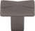 Mercer Quilted Knob 1 1/4 Inch Ash Gray