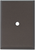 1 1/4'' x 1 7/8'' Backplate A610-14-CHBRZ