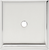 1 1/4'' Square Backplate A611-14-PC