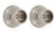 Charlie's Bath Shower Rod Brackets Only A6746-SN