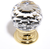 Swarovski Crystal 1 1/4'' Crystal Knob C210-CLR/GLD