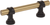 Dakota Bit Pull 3 Inch Honey Bronze and Flat Black M2701