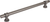 Dakota Bit Appliance Pull 18 Inch Ash Gray M2783