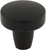 Morris Florham Knob 1 1/4 Inch Flat Black TK3130BLK