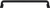 Morris Harrison Pull 8 13/16 Inch Flat Black TK3166BLK