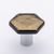 Hexagon Irid Gold Black Knob with Pc Base K-1703-PC