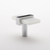 Adjustable White Knob with Polished Chriome Base K-1901-PC