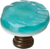 Glacier Aqua Round Knob with Base R-207