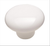 Everyday Heritage 1-1/2'' diam White Cabinet Knob 217WHT