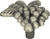 Nature Vineyard Grapes Knob 2'' Pewter 2173-NO