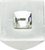 Crystal Square Knob 1'' Matte Chrome 3195-MC Crystal Square Knob 1'' Matte Chrome 3195-MC