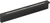 Crystal Bar Inset Thin Pull 3 3/4'' cc Matte Black 3201-BL