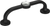 Crystal Legacy Bracelet Pull 3'' cc Matte Black 344-BL