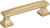 Wadsworth Pull 3 3/4'' cc Warm Brass 372-WB
