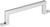 Campaign Bar Pull 3 3/4'' cc Polished Chrome 385-CH