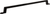 Bradbury Appliance Pull 18'' cc Matte Black A307-BL Bradbury Appliance Pull 18'' cc Matte Black A307-BL