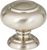 Victoria Knob 1 1/4'' Brushed Satin Nickel A610-BRN Victoria Knob 1 1/4'' Brushed Satin Nickel A610-BRN