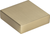Thin Square Knob 1 1/4'' Champagne A833-CM Thin Square Knob 1 1/4'' Champagne A833-CM