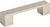 Wide Square Pull 3 3/4'' cc Brushed Nickel A918-BN Wide Square Pull 3 3/4'' cc Brushed Nickel A918-BN