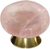 Rose Quartz Worry Stone Cabinet Knob WY.RSQZ Rose Quartz Worry Stone Cabinet Knob WY.RSQZ