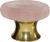 Rose Quartz Worry Stone Cabinet Knob WY.RSQZ