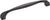 Twist Collection Pull 6-5/16'' cc Black Iron Finish H076018-BI
