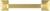 Forge Collection Pull 3-3/4'' cc Brushed Golden Brass Finish H076701-BGB