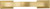 Dover Collection Pull 3'' cc Brushed Golden Brass Finish H078770BGB