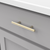 Bar Pulls Collection Pull 3'' cc Champagne Bronze Finish HH075593-CBZ